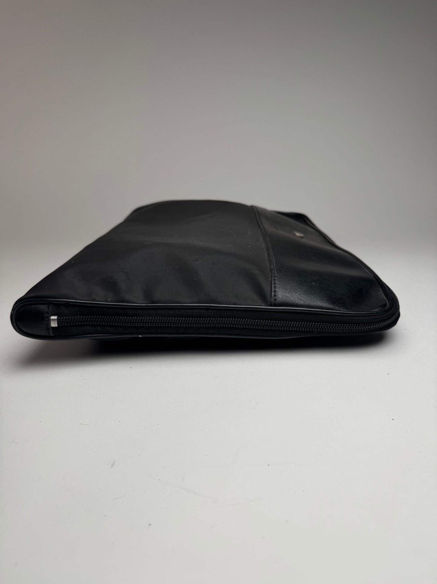 Vintage Celine Paris Leather Clutch Black
