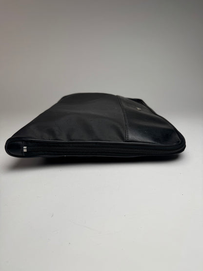 Vintage Celine Paris Leather Clutch Black