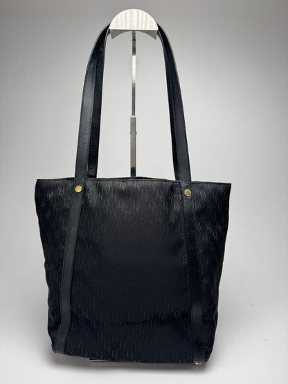 Vintage Bottega Veneta Monogramm Canvas Shopper