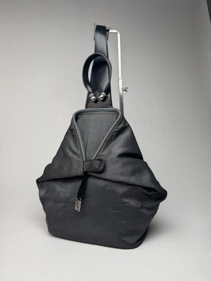 Vintage Loewe Madrid Leather Crossbody Bag / Backpack