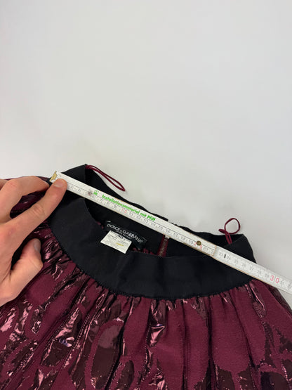 Vintage Dolce & Gabbana Special Edition Skirt purple/black 40/L