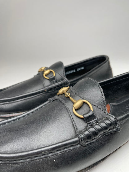 Vintage Gucci Horsebit Leather Loafer Black EU36,5