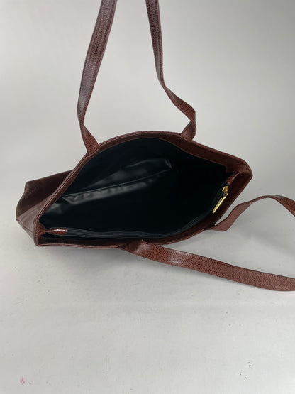 Vintage Givenchy Antigona Leather Shopper Bag Brown