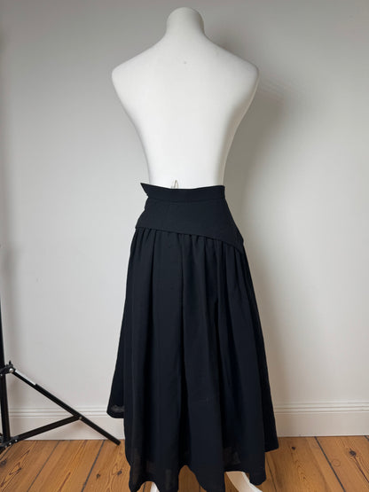 Vintage Dior Wool Skirt black M