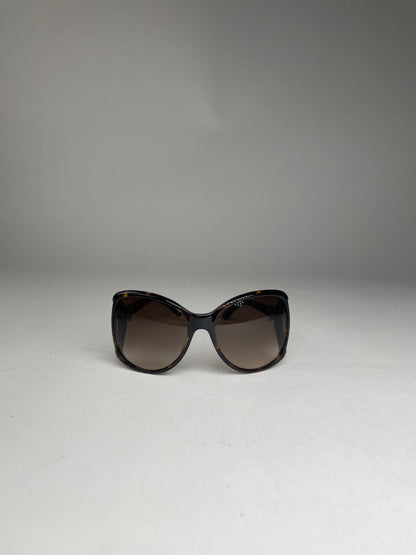 Vintage Loewe Madrid Oversized Sunglasses Brown