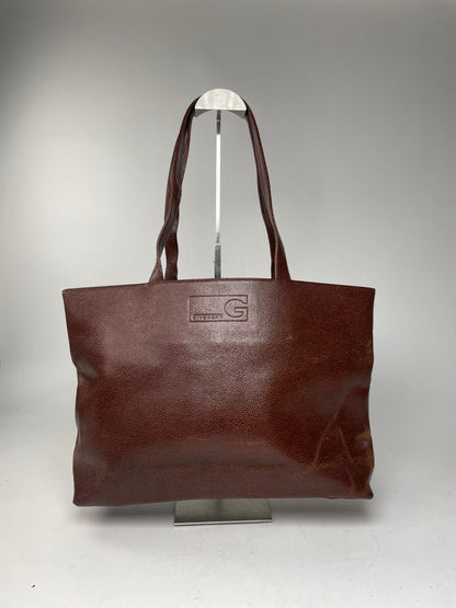 Vintage Givenchy Antigona Leather Shopper Bag Brown