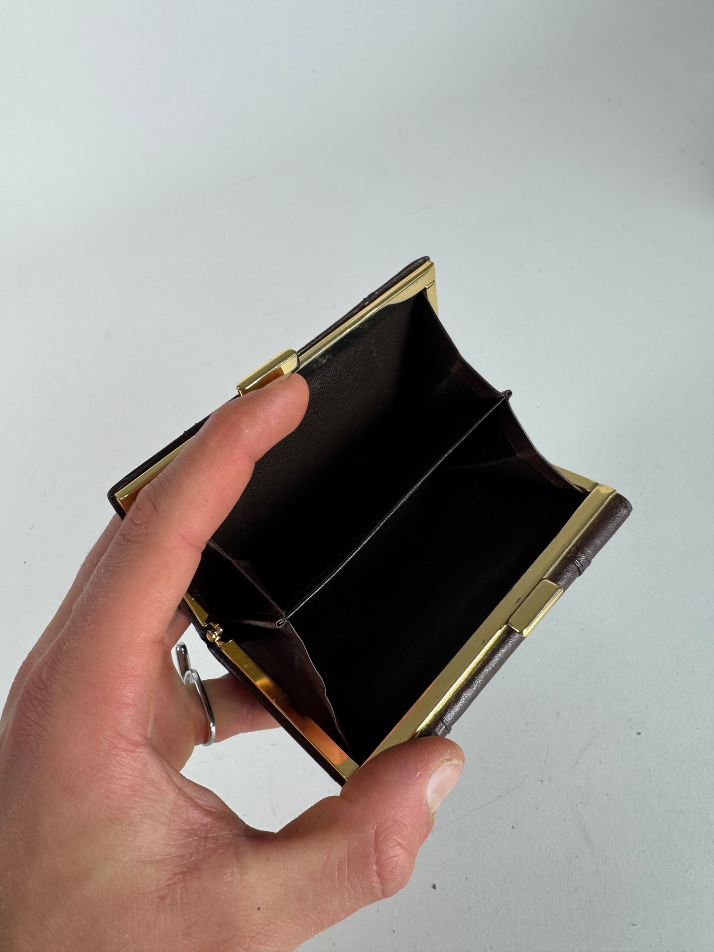 Vintage Givenchy Leather Wallet Brown