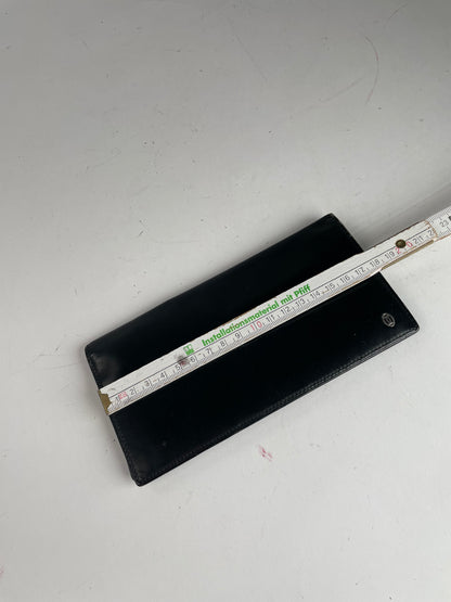 Vintage Cartier Patent Leather ID Holder black 