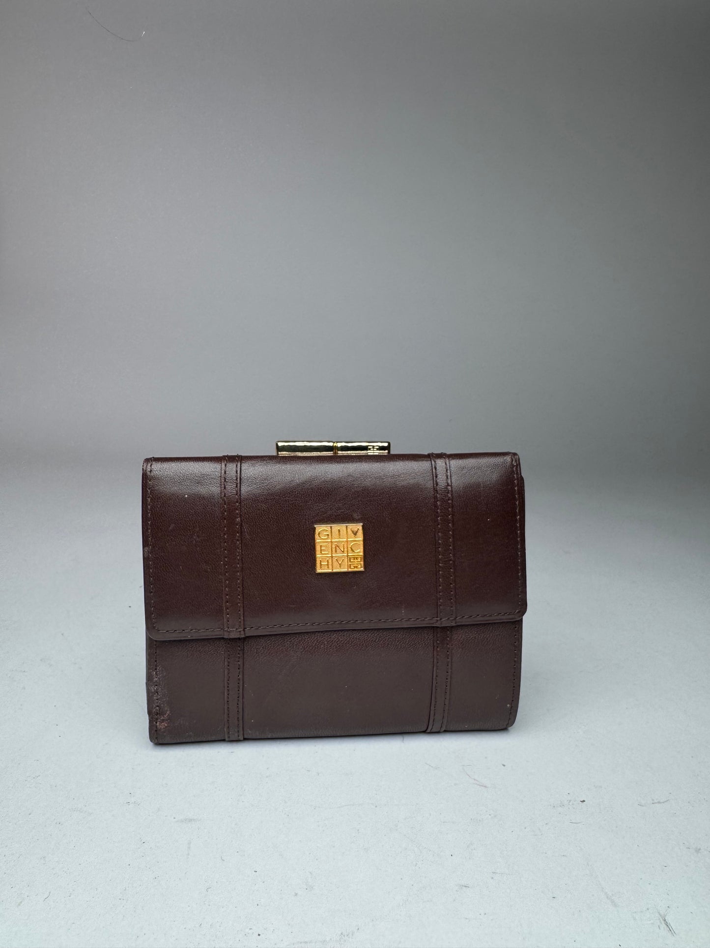 Vintage Givenchy Leather Wallet Brown