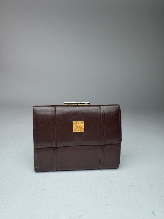Vintage Givenchy Leather Wallet Brown