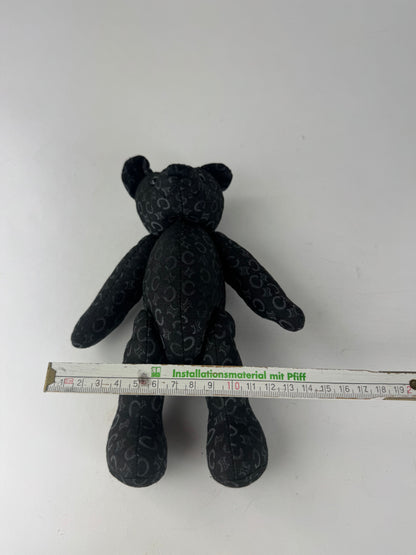 Vintage Celine Paris Canvas Monogramm Teddy Bear black