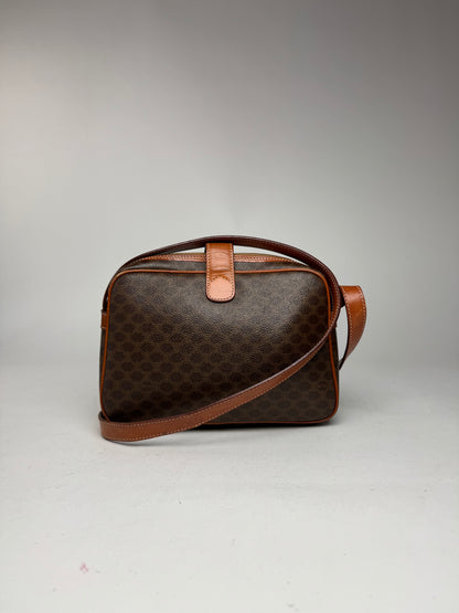Vintage Celine Paris Triomphe Leather Monogram Bag