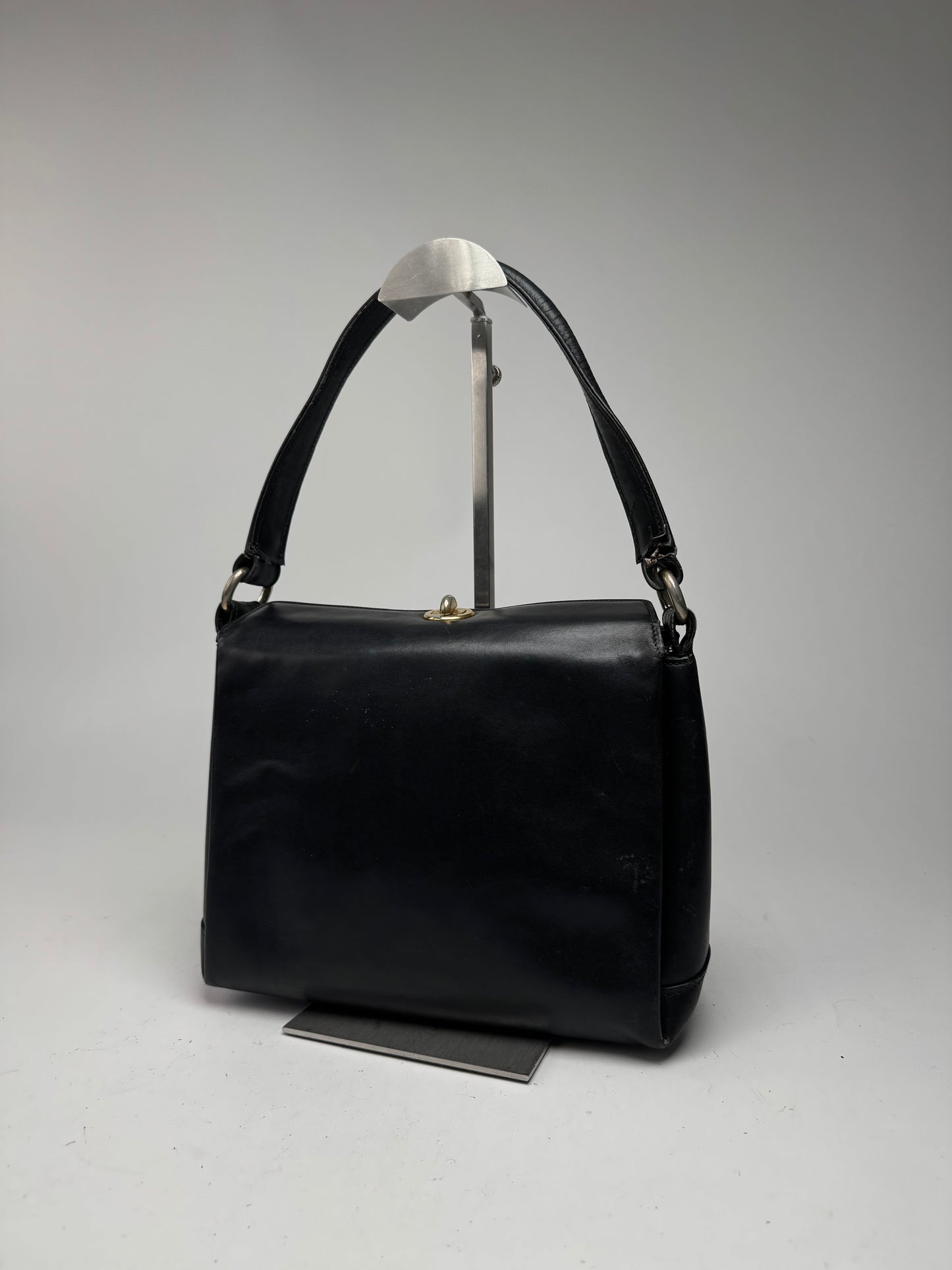 Vintage Gucci Leather Bag Black