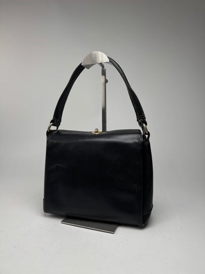 Vintage Gucci Leather Bag Black