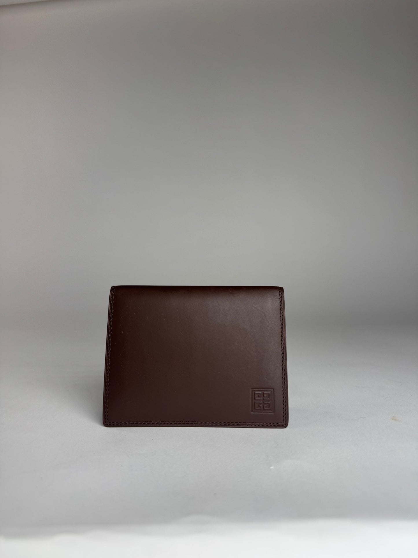Vintage Givenchy leather Card Holder Brown
