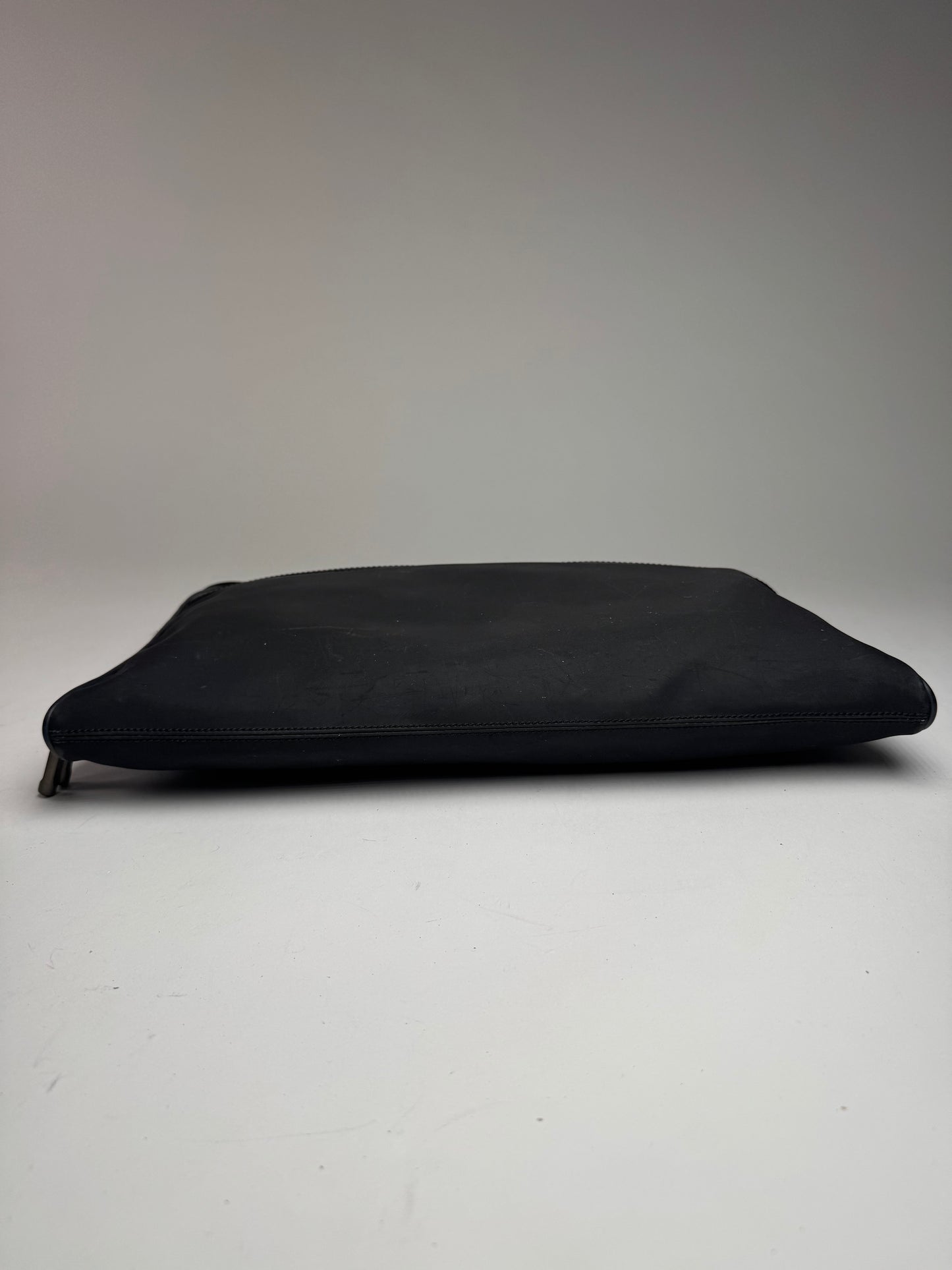 Vintage Celine Paris Leather Clutch Black