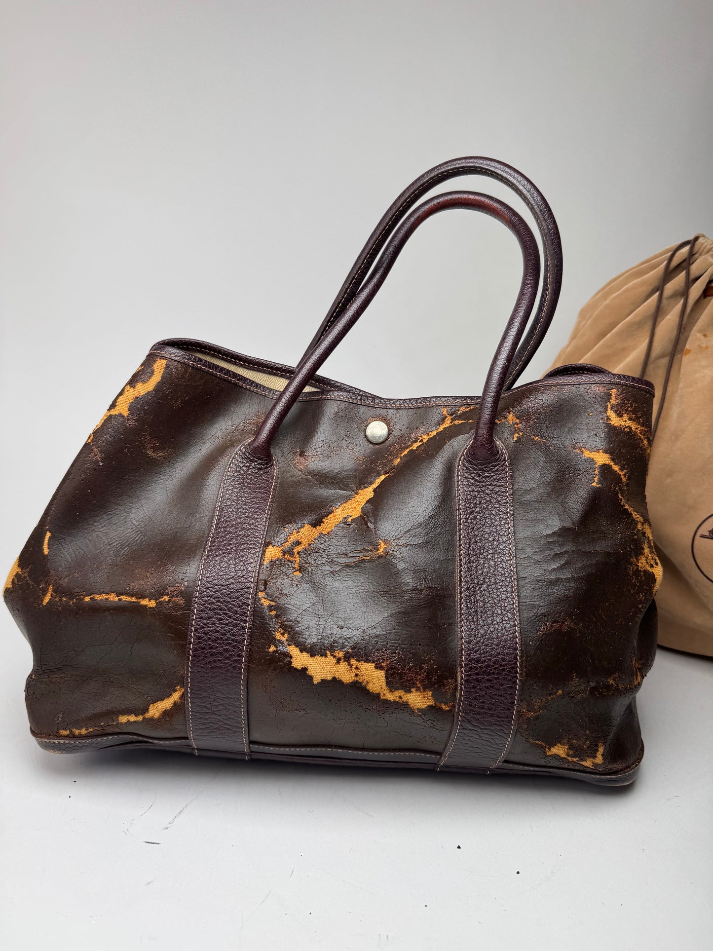 Vintage Hermes Garden Party Bag