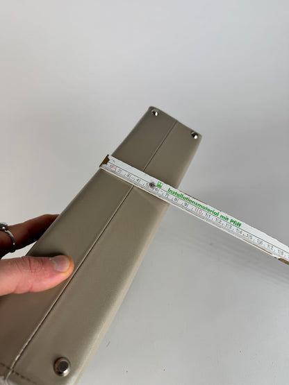 Vintage  Givenchy 4G Patent Leather Bag Grey Brown