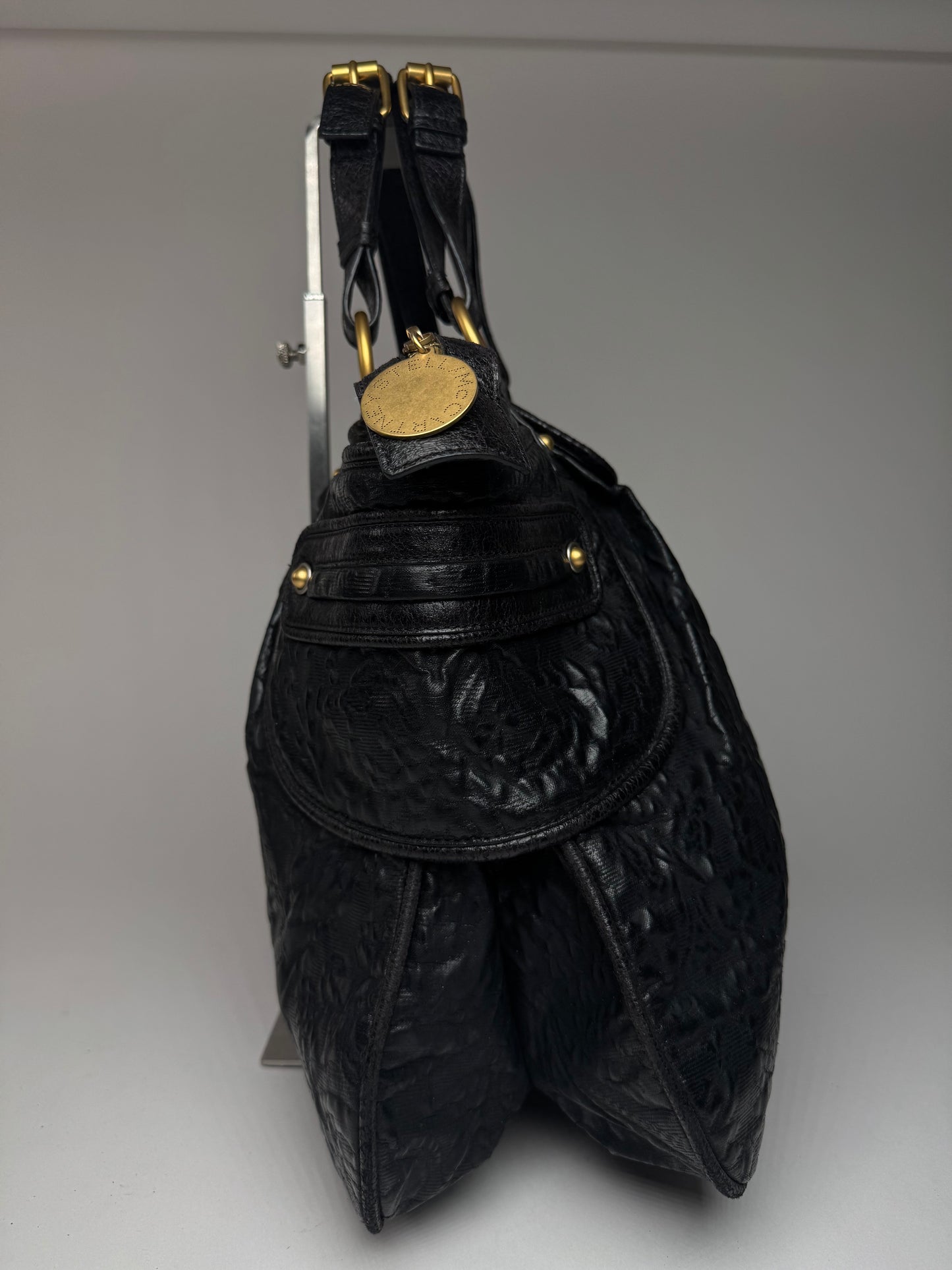 Vintage Stella Mc Cartney Leather Bag Black