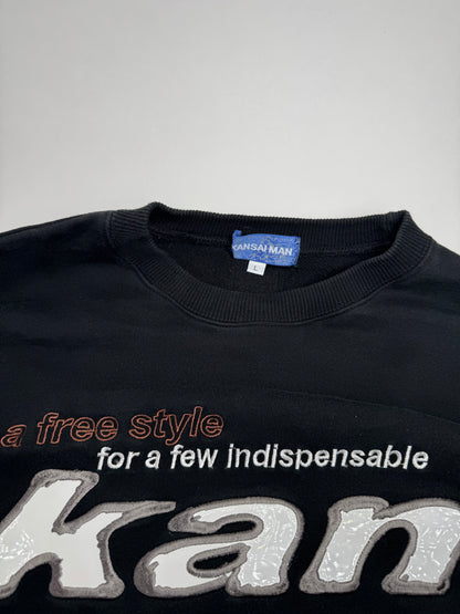 Vintage Kansai Yamamoto Crewneck Men’s Sweater Black L