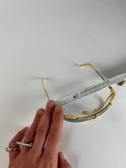 Vintage Loewe Madrid Aviator Sunglasses white