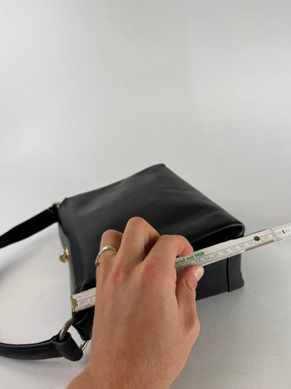 Vintage Gucci Leather Bag Black