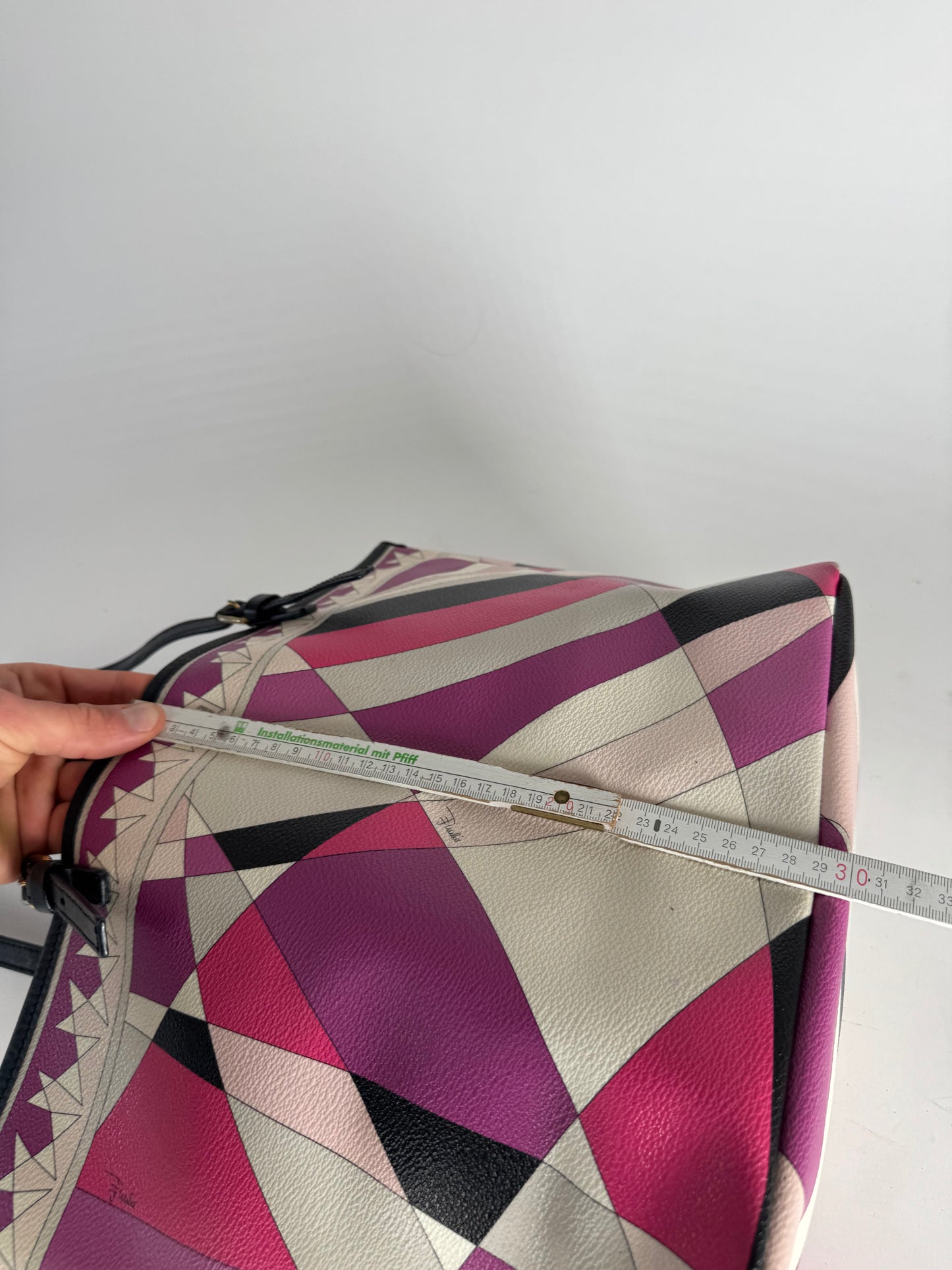 Vintage Emilio Pucci Leather Shopper