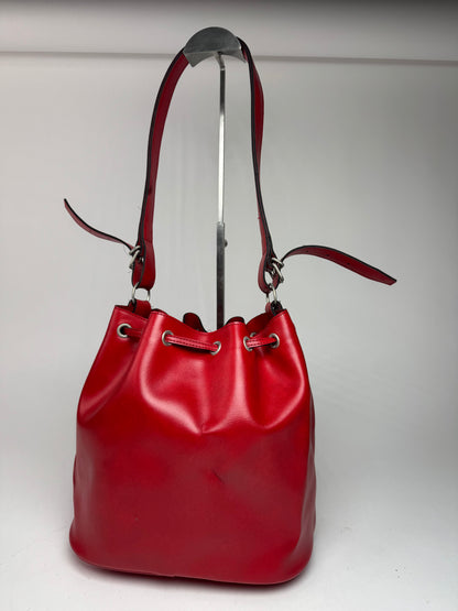 Vintage Comme Des Garçons Shoulder Bucket Bag Red