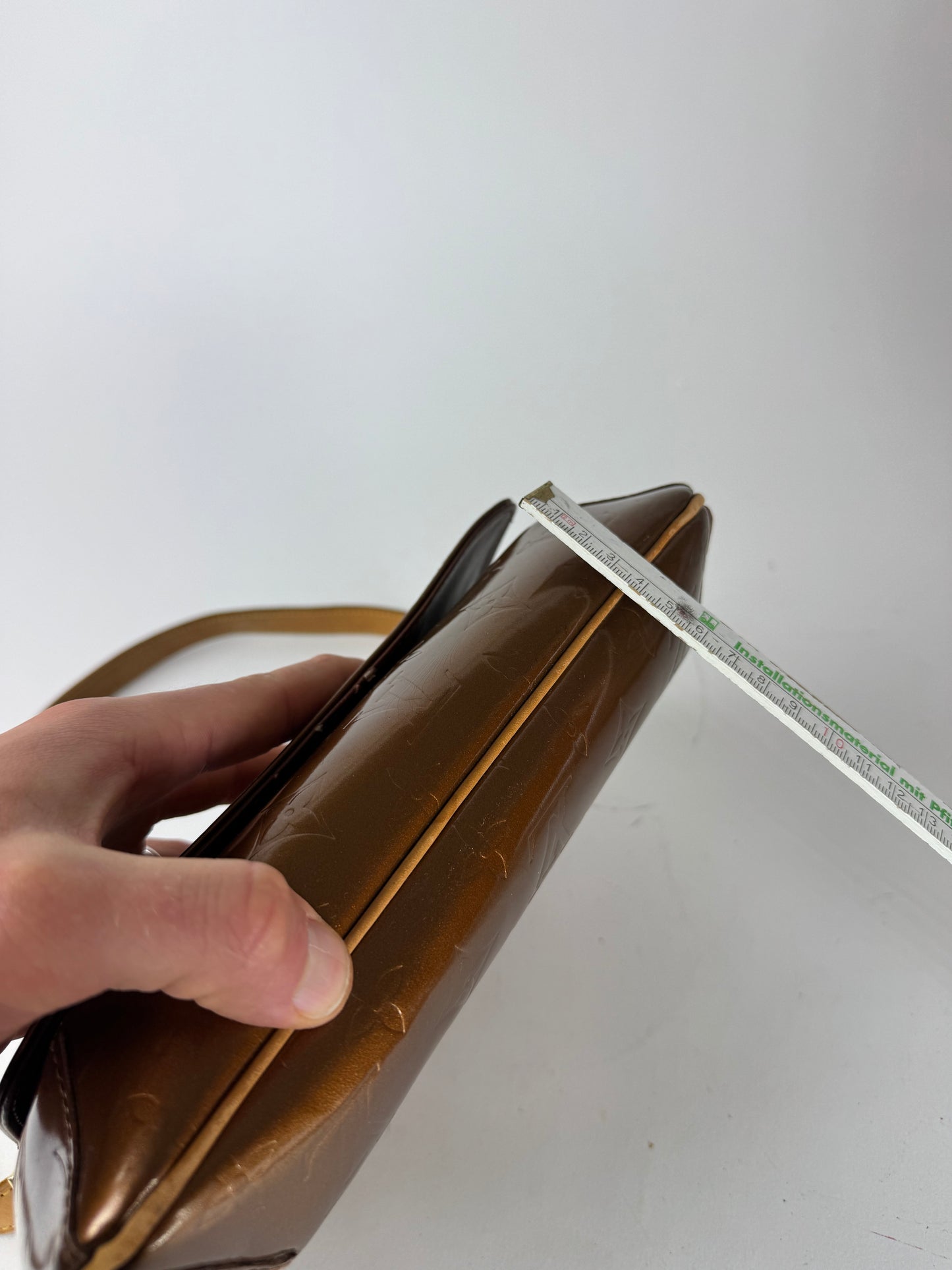 Vintage Louis Vuitton Vernis Leather Bag Brown