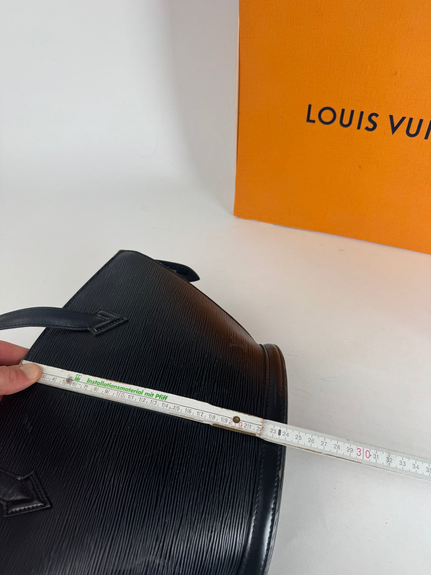 Vintage Louis Vuitton Saint Jacques Bag EPI Leather black