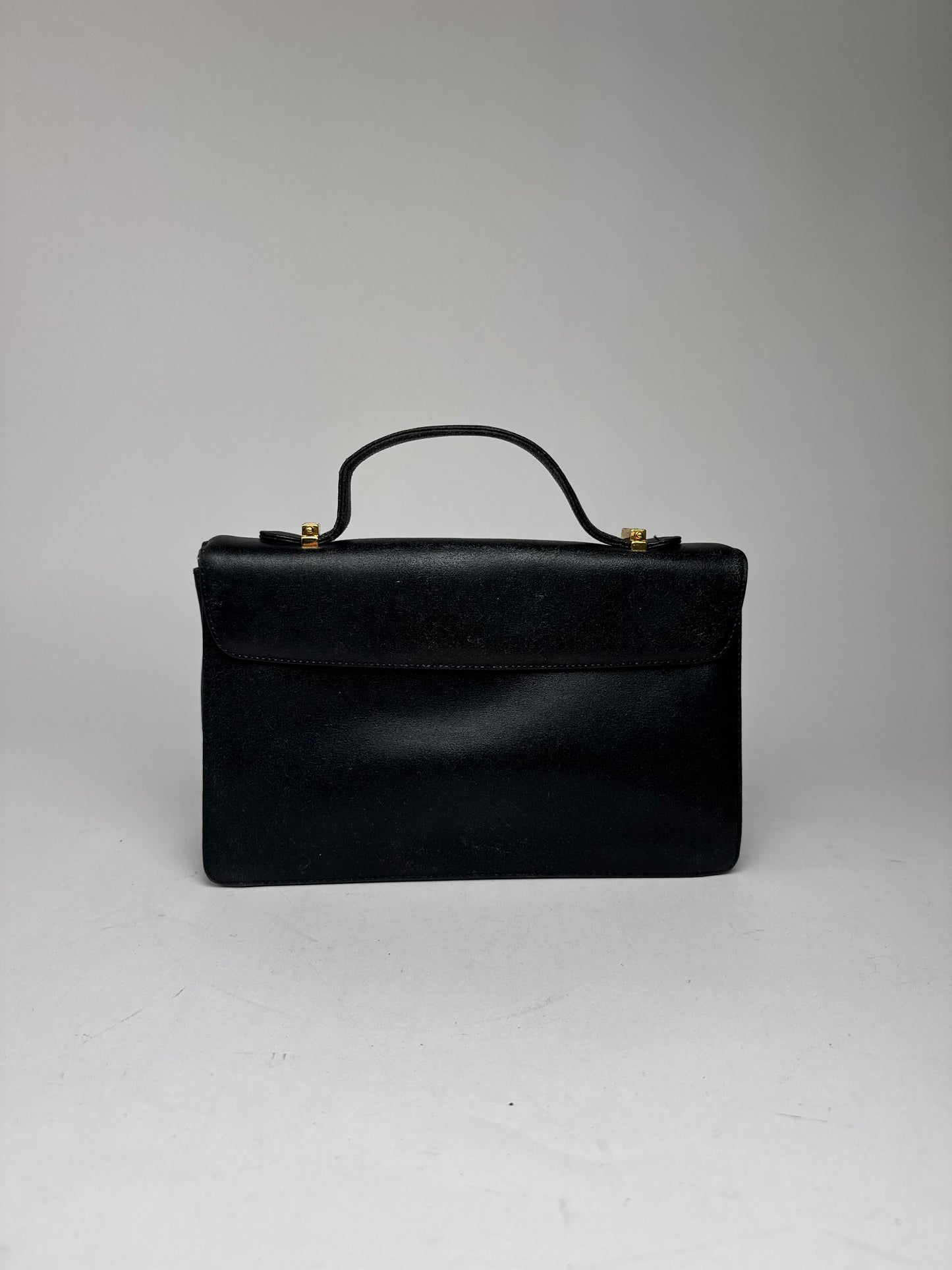 Vintage Givenchy 4G Leather Bag black