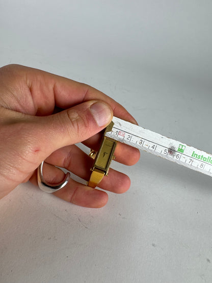 Vintage Gucci Horsebit Watch steel golden