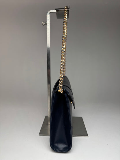 Vintage Givenchy 4G Leather Bag Navy