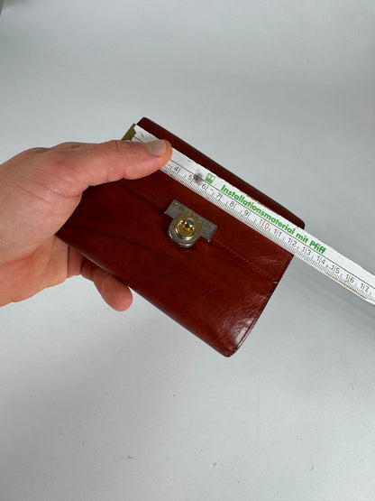 Vintage  Givenchy GV3 Leather Wallet Brown/Red