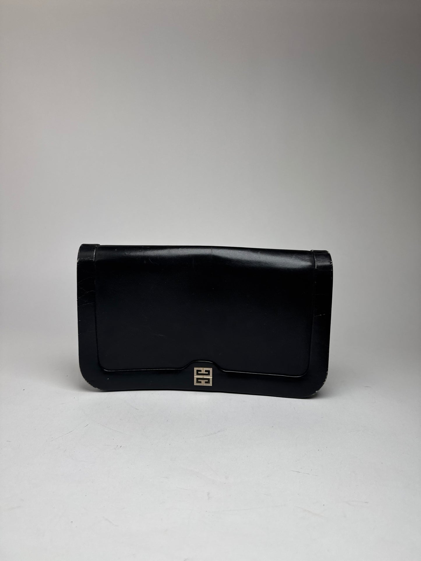 Vintage Givenchy Leather Clutch Black