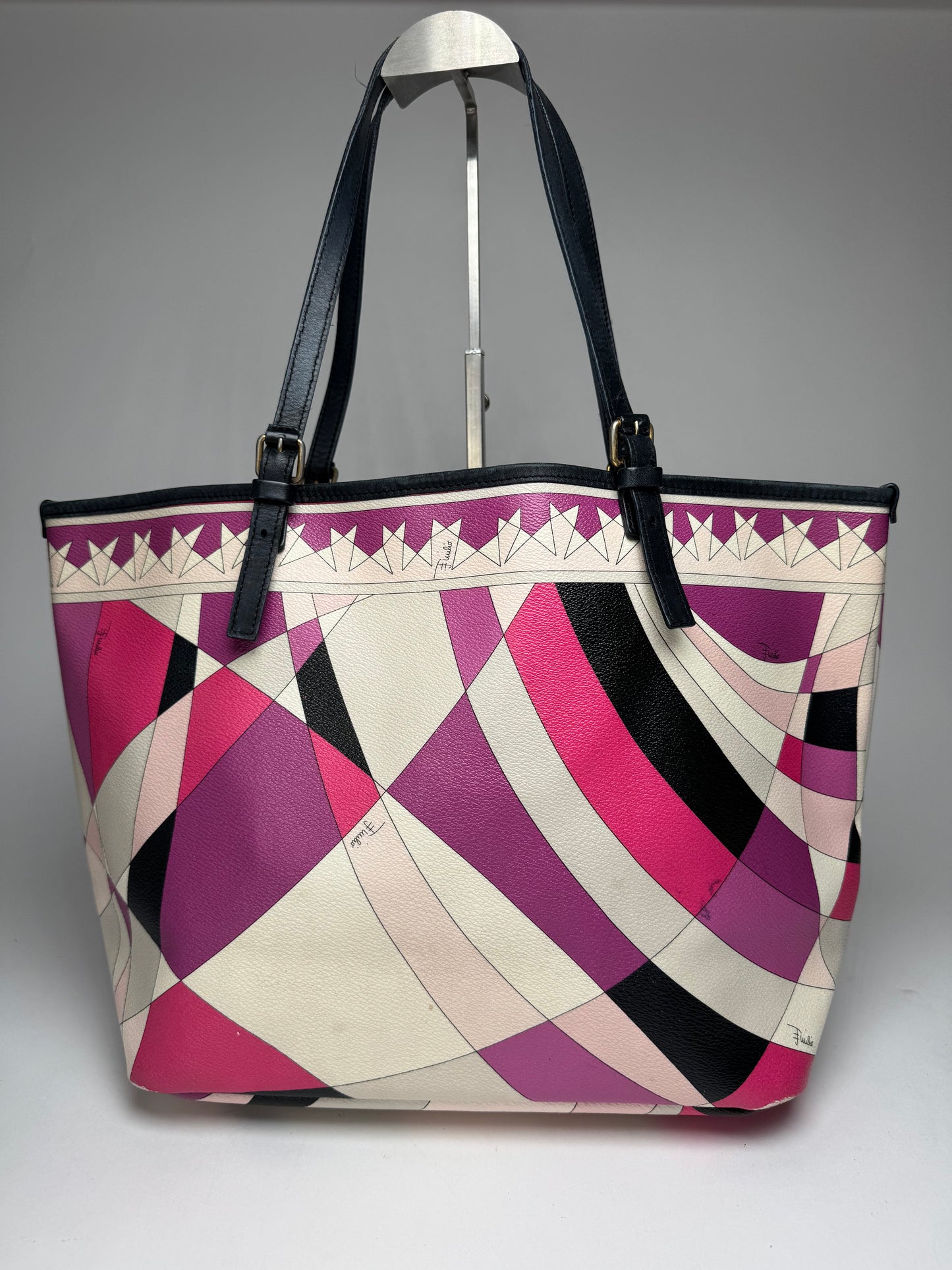Vintage Emilio Pucci Leather Shopper