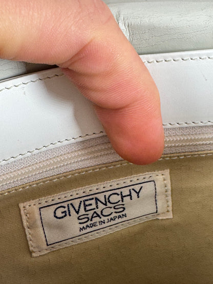Vintage Givenchy 4G Bag Leather White