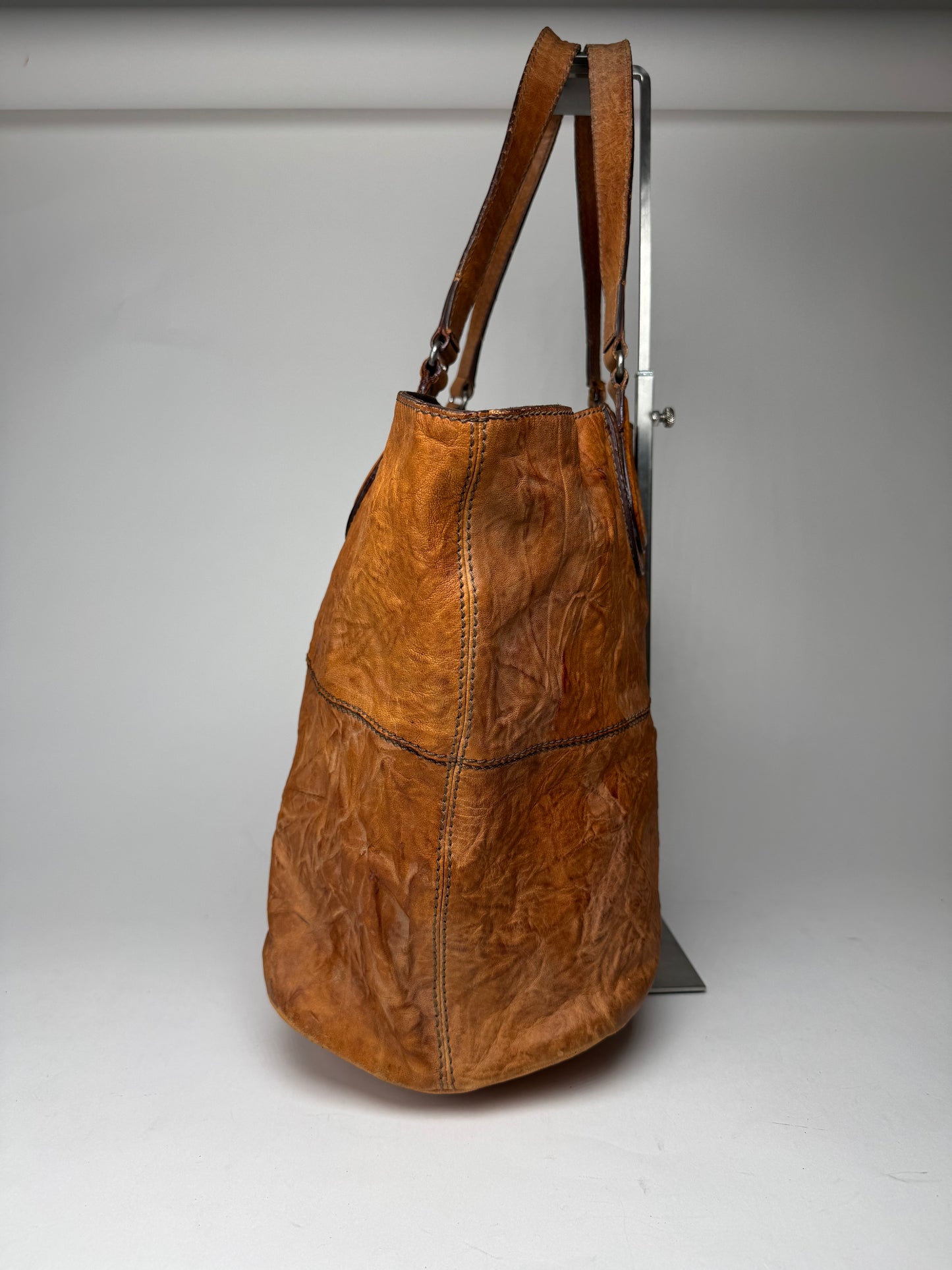 Vintage Givenchy Nightindale Leather shopper Bag Brown