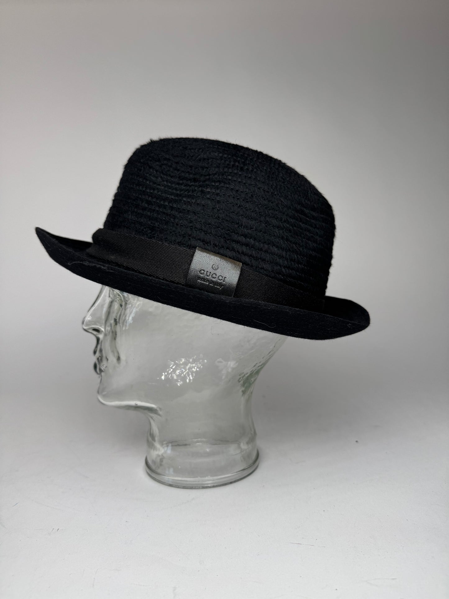 Vintage Gucci Wool Hat Black L