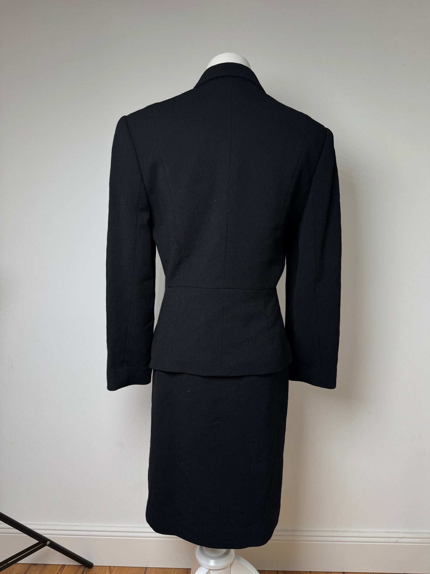 Vintage Balenciaga Paris Twin Set Black 38/M