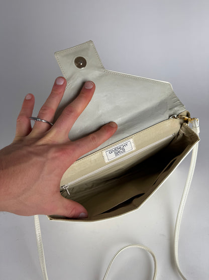 Vintage Givenchy 4G leather Bag White