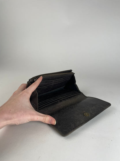 Vintage Balenciaga Leather City Wallet Anthracite