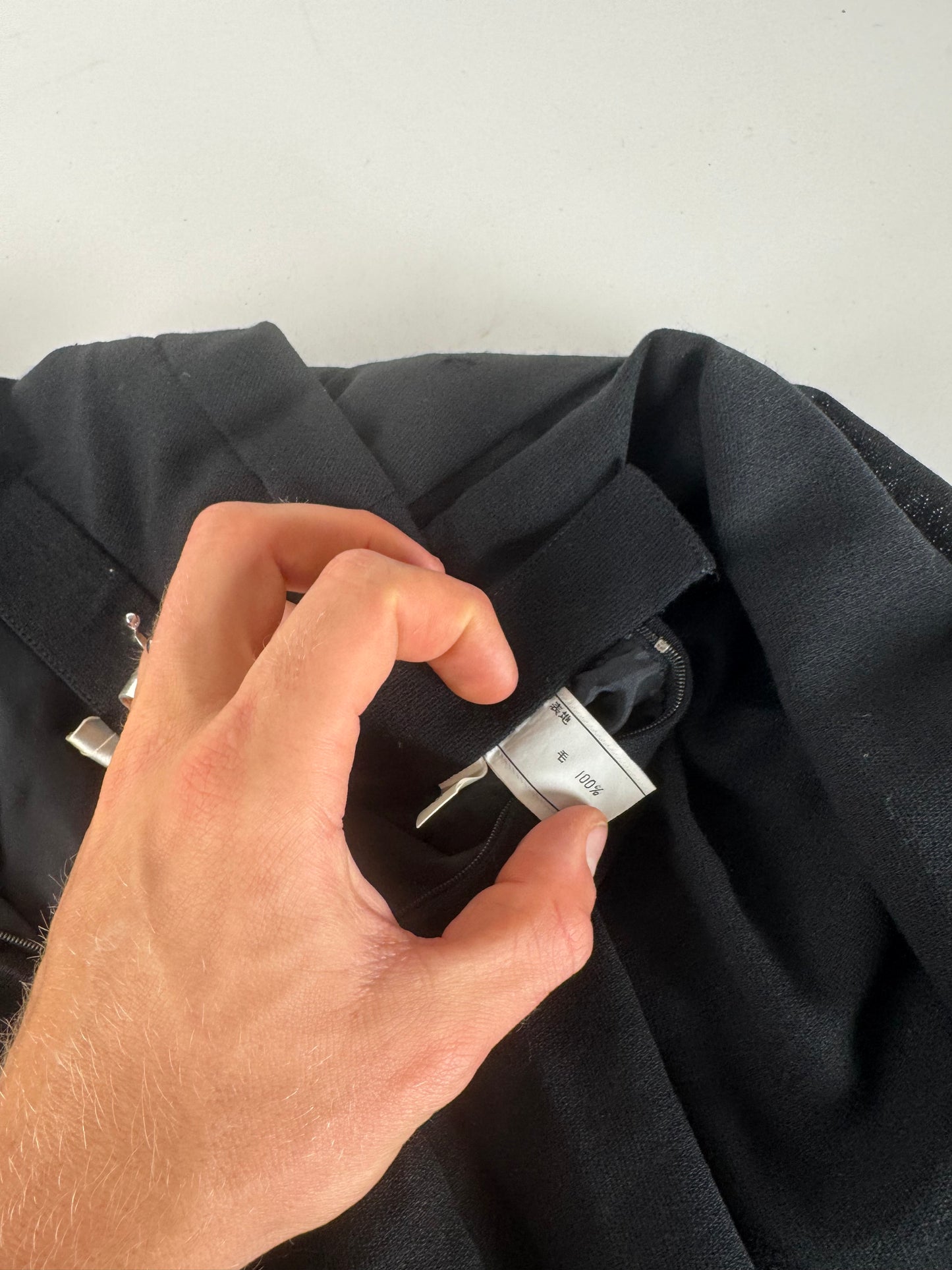 Vintage Dior Wool Skirt black M