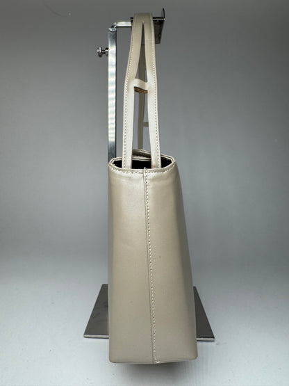 Vintage  Givenchy 4G Patent Leather Bag Grey Brown