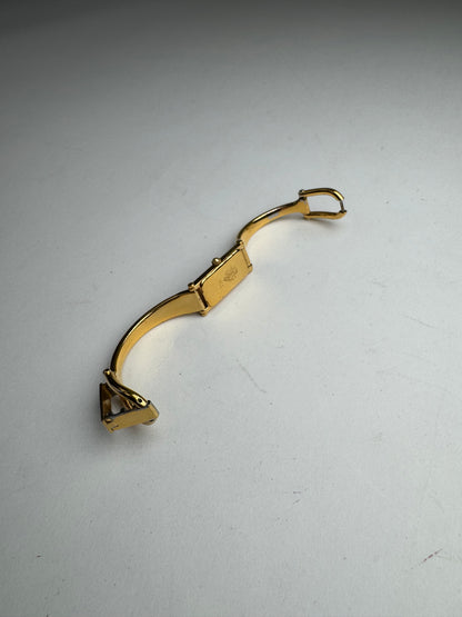 Vintage Gucci Horsebit Steel Watch golden