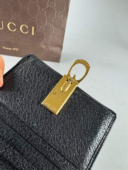 Vintage Gucci Leather Wallet Black