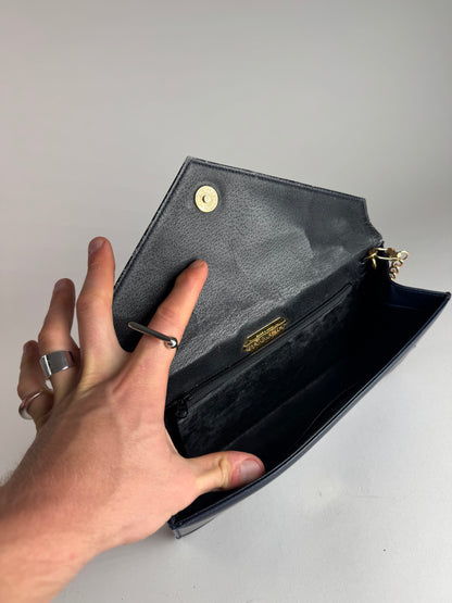 Vintage Givenchy 4G Leather Bag Navy