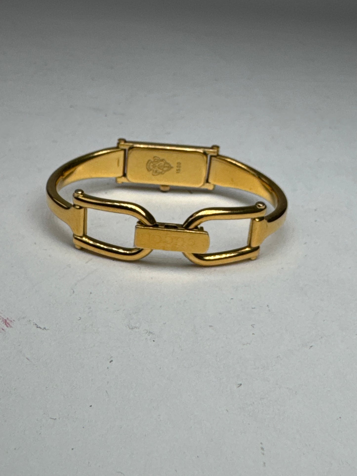 Vintage Gucci Horsebit Watch steel golden