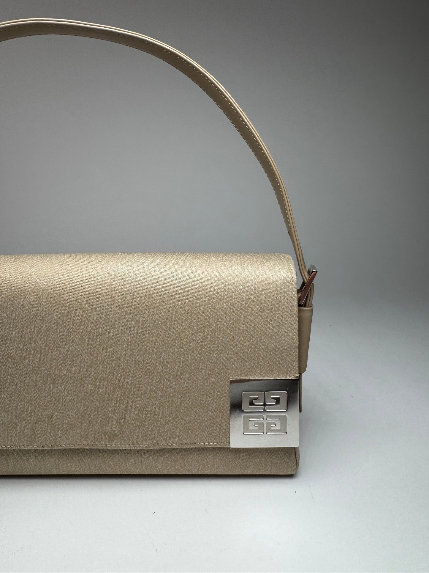 Vintage Givenchy 4G Baguette Bag Beige