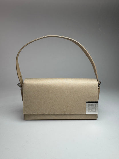 Vintage Givenchy 4G Baguette Bag Beige